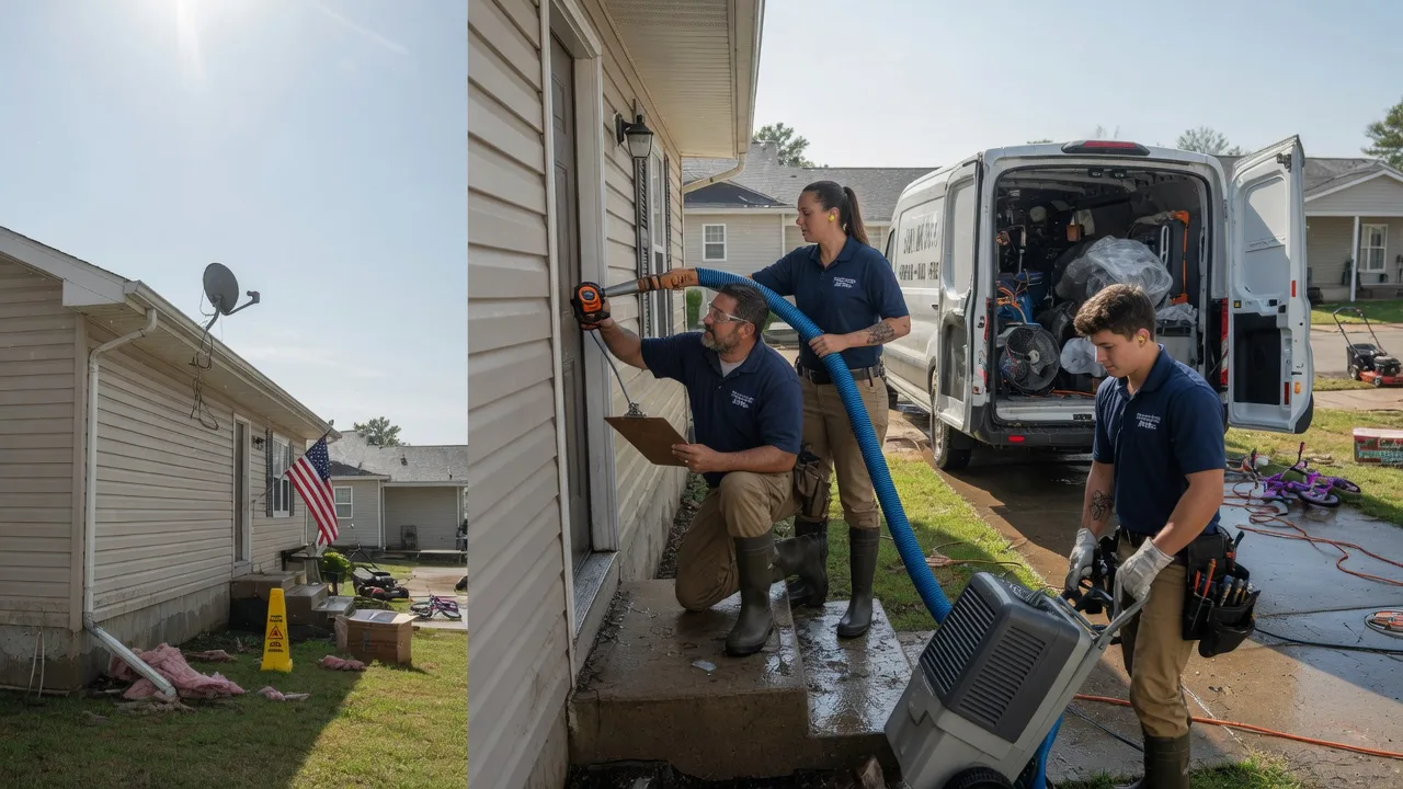 Ceiling Water Damage Restoration in Roseland, LA near me